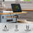 Large Kitchen Island With Rubber Wood Drop Leaf - Embossed Texture Rolling Kitchen Cart On 5 Wheels With Ample Storage-748703031