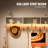 Hall Tree Entryway Bench, 59" Wide Mudroom bench with Storage and Seating, Adjustable Shelves and 12 Hanging Hooks, LED Coat Rack with Shoe Storage, Entryway, Hallway, Designed for Mudroom