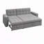 Canapé-lit rembourré avec lit escamotable et chaise longue - Accoudoirs de rangement larges et poches latérales pour le salon, la chambre à coucher ou le bureau personnel-566539130-785648011
