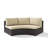 Sneed 83 " W Curved Metal Patio Sofa with Cushions-2107462250