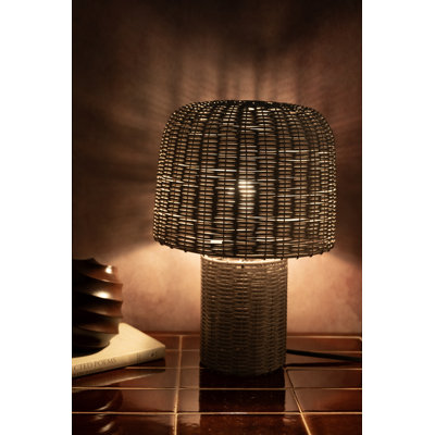 Lampe en fer Paulding, petite, gris foncé
