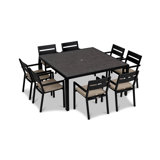 Pacifica Outdoor 9 - Piece Dining Set with Cushions