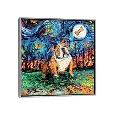 " Starry Bulldog " by Aja Trier