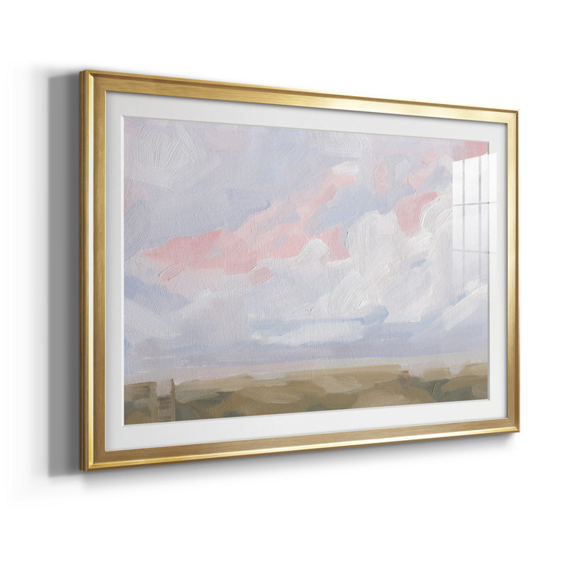 Sandbridge Beach I - peinture encadrée, H 26,5 po x l 36,5 po x P 1 po, Or, Pas de tapis