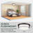 2 Pack 12 Inch 2-light Glass Flush Mount-84203003