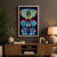 Jewelled Butterflies Geometric - Print-136738256-136738258
