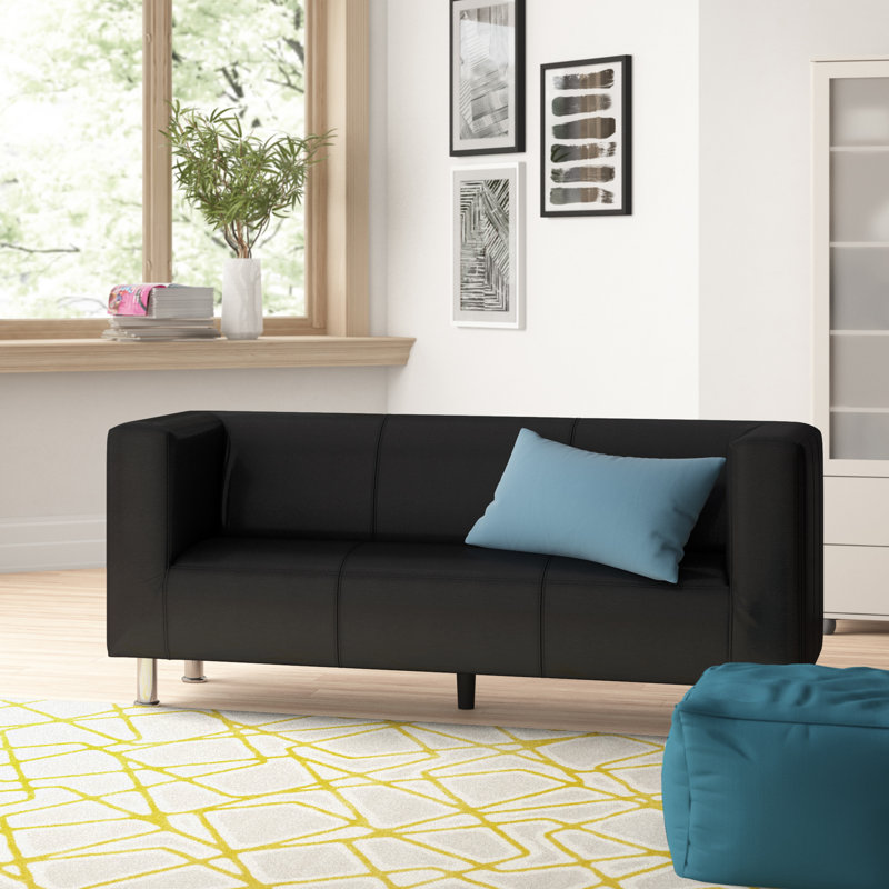 Wodera 3 Seater Faux Leather Sofa