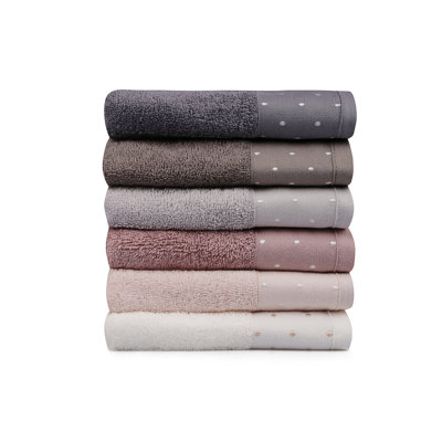 Ensemble de serviettes 6 pièces 100% coton