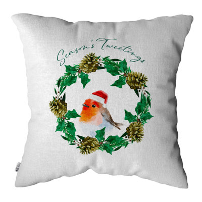 White Square Euro Cushion Cover