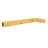 Left Side  Gold Glass Door L-Shape Stabilizing Bracket