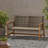 Hampton Wood + Wicker Loveseat-704129544