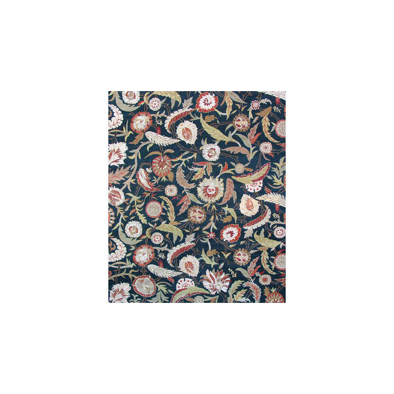 Garden Wool Floral Area Rug in Sage Green/Gray/Russet Red/Ivory, Rectangle 12' x 15'