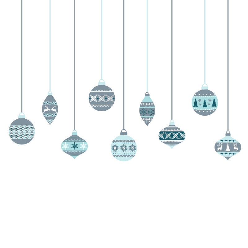 Window Decal, Grey/Blue