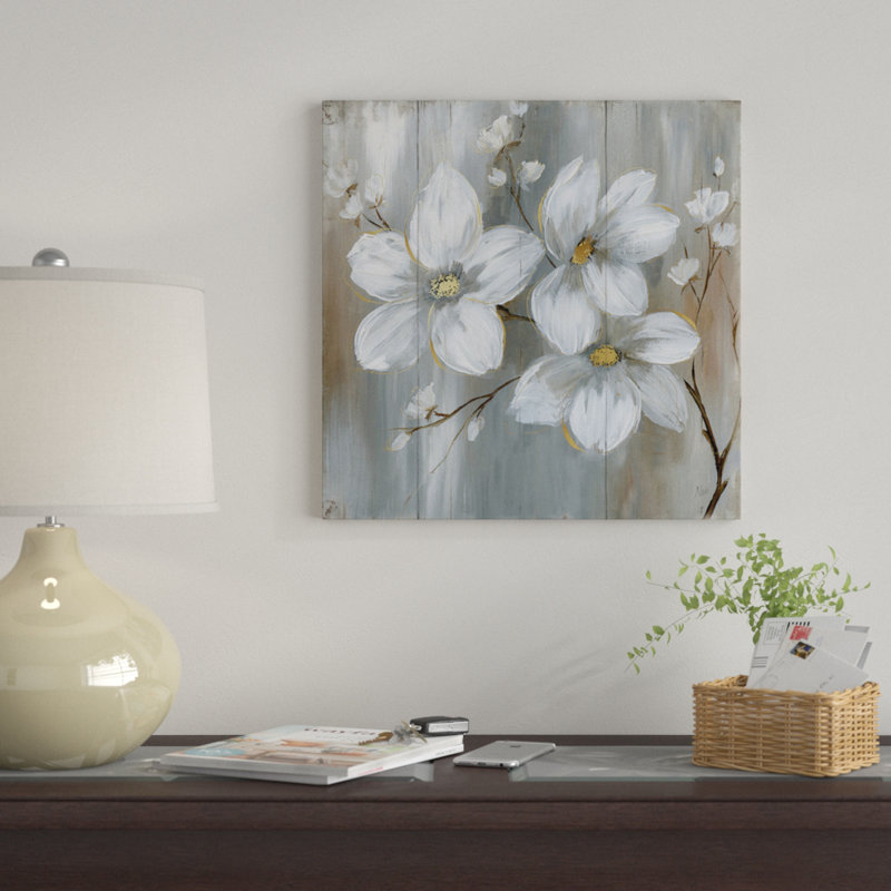 «Summer II», reproduction sur toile, H 18 po x l 18 po x P 1,5 po, Toile tendue, Pas de tapis