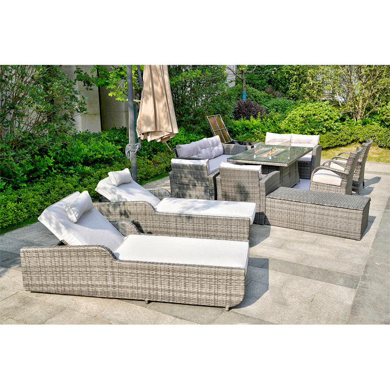 12 Piece Sofa Seating Group with Cushions