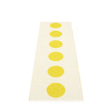 Vera Polka Dots Area Rug in Yellow/White