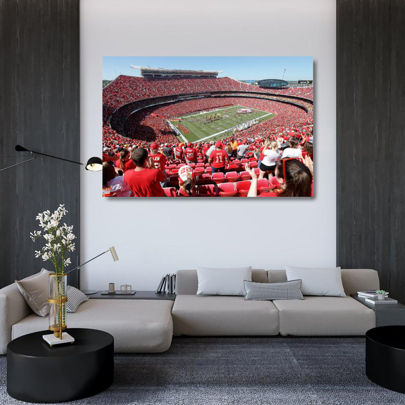 Arrowhead Stadium, H 32 po x l 48 po