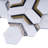 Natural Dorato 12.05 in. x 11.26 in. Basketweave Polished Marble Mosaic Tile