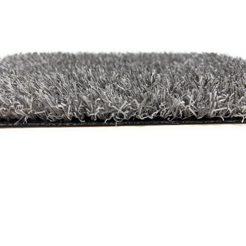 Tapis et tapis en gazon artificiel Diamond, H 0,8 po x l 79 po x P 180 po, Argent