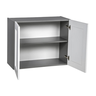 Armoire murale ouverte en panneaux de particules l 27 po x P 12 po x H WALLKITCHENS 