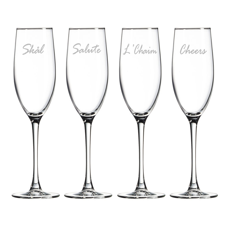 8oz. Flute Set