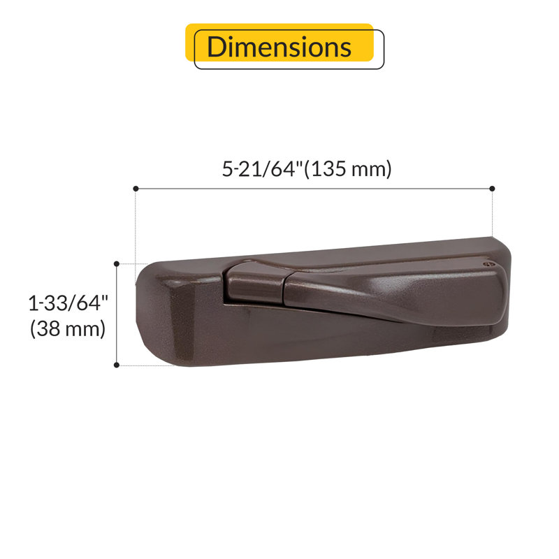  Encore Tango Fold Handle And Cover Left Type Bronze Finish