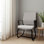 Chaise de bureau Minimalist Modern - Structure en métal, douce et confortable, pour la maison et le bureau