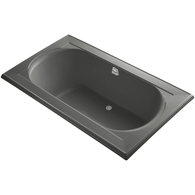 Baignoire de trempage 72 "x 42" Memoirs, Gris tonnerre