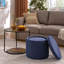 Repose-pieds, ensemble de repose-pieds multifonctionnel, combinaison de repose-pieds et de table, avec tabouret tambour, avec espace de rangement-114557078
