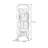 Green Modern Cold-rolled steel rotating bookshelf-118761693