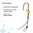 Amalfi 2-Handle Pull Down Sprayer Kitchen Faucet-117280005
