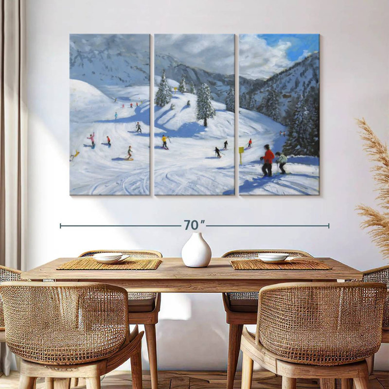 Sireci Skiing Kitzbuhel, 42" H x 65" W