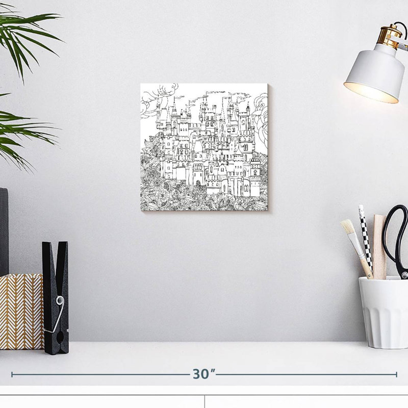 Château floral Ashelle, H 10 po x l 10 po