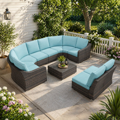  Ensemble de mobilier d'extérieur 10 pièces