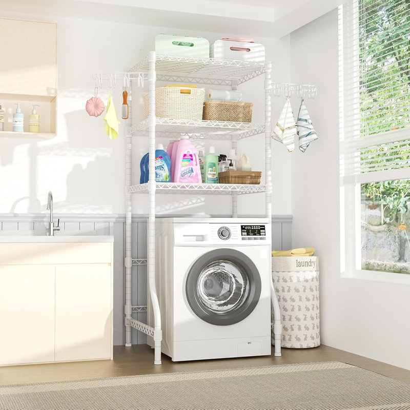 Rangement pour salle de lavage U8, H 76,2 po x l 32,3 po x P 17,3 po, Noir