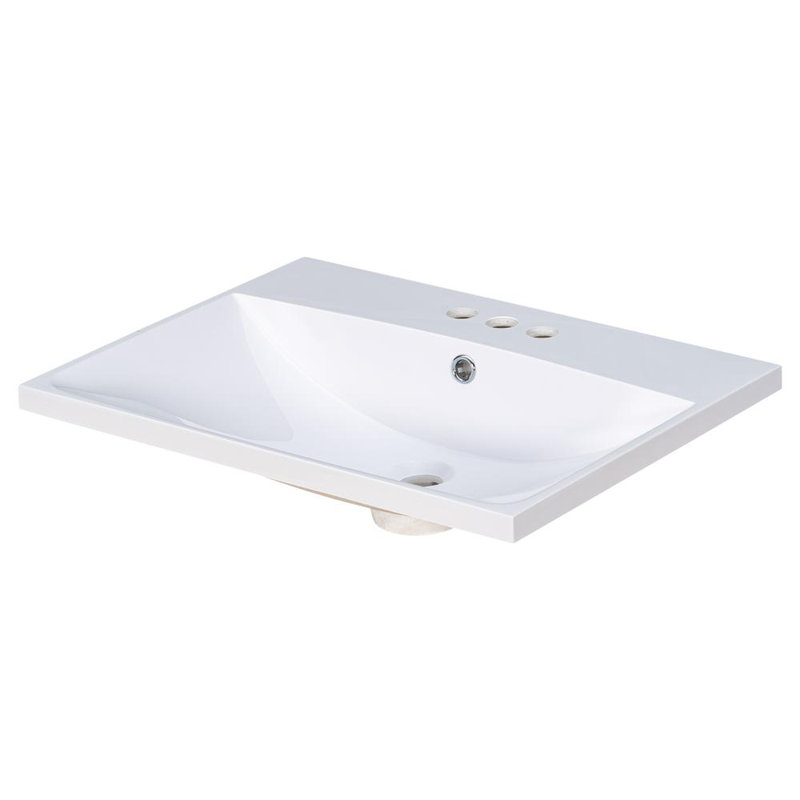 Ceramic Rectangular Bathroom Sink