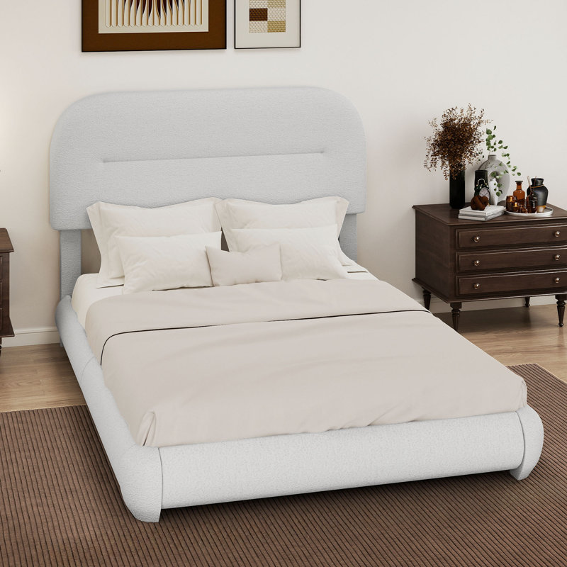 Lit plateforme tapissier