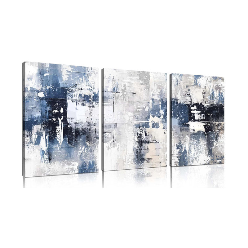 3 Piece Wrapped Canvas Print, 40 cm H x 30 cm W