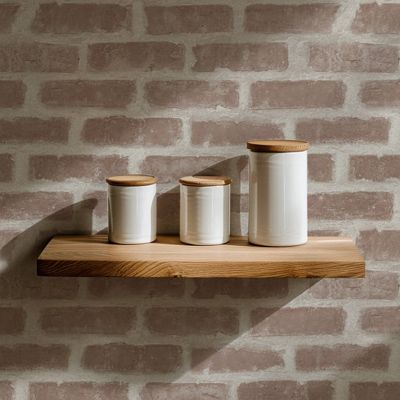 Bucktown - Brick Wallpaper, Clay, Peel & Stick
