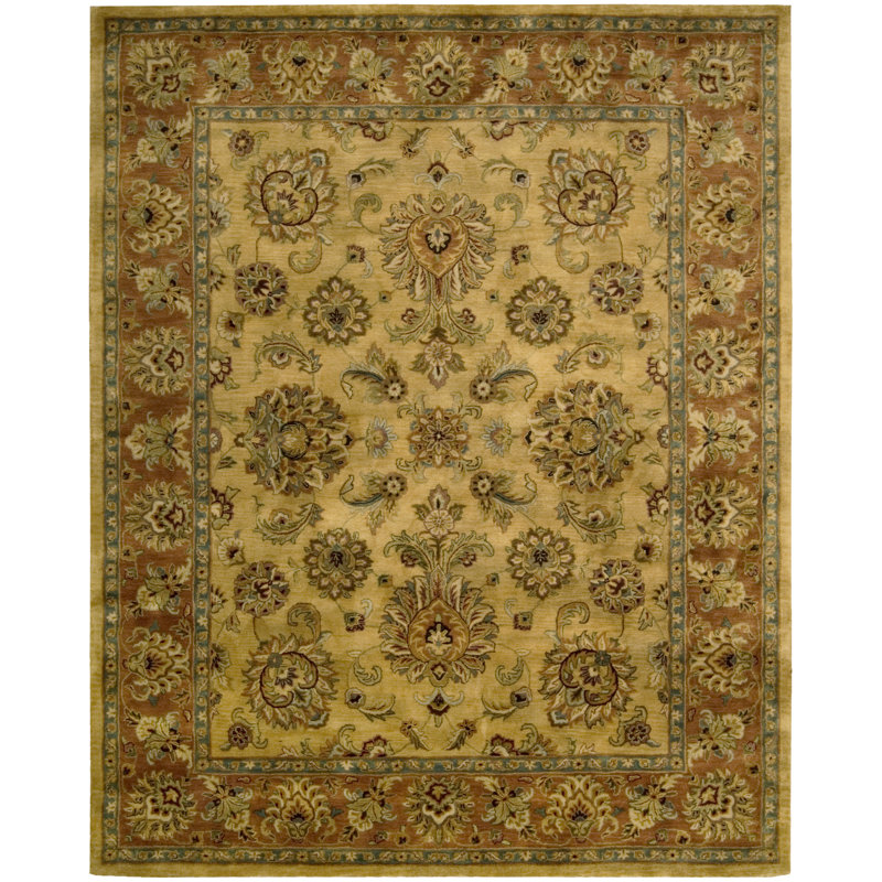 Lupton Wool Oriental Indoor Rug, Rectangle 7'9" x 9'9"