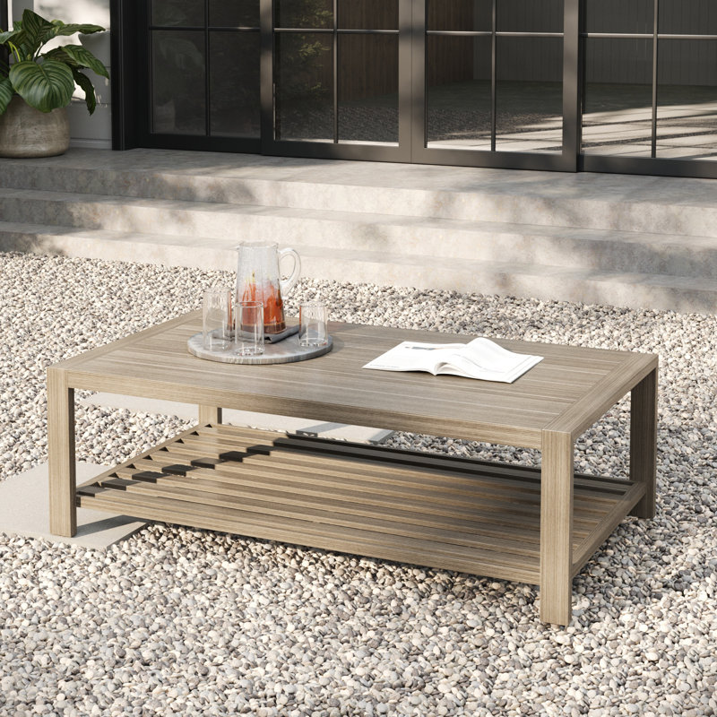Aluminum Patio Coffee Table