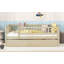 Wood Daybed With Trundle And Fence Guardrails-1902822371-1902822374
