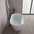 54" Streamline Soaking Freestanding Tub With Internal Drain-108964629