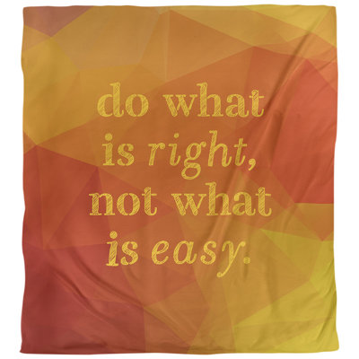 Housse de couette simple do what is right quote