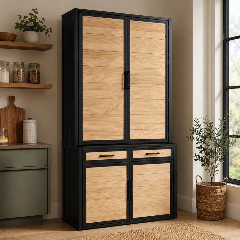Buffet de cuisine avec garde-manger 82,7 po H 82,7 po