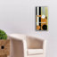  «Switching Levels 1» par Alonzo Saunders, art mural sur toile, 12 po x 24 po