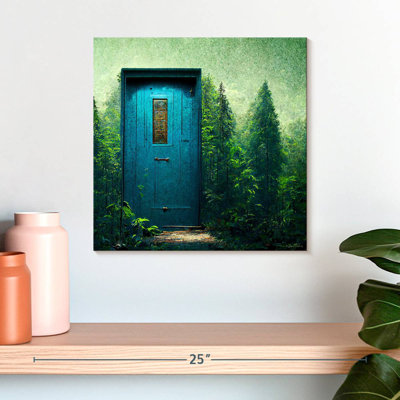 Kelan porte bleue dans le vert