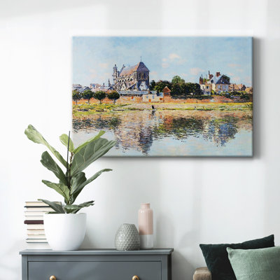View of the Church at Vernon, 1883-Gallery Wrapped Canvas