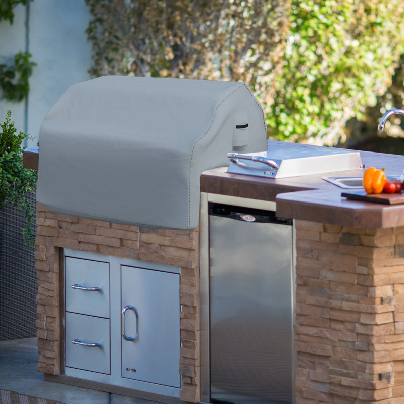 Blue Elephant Grill Cover, Grey, 66cm H x 111.8cm W x 76.2cm D