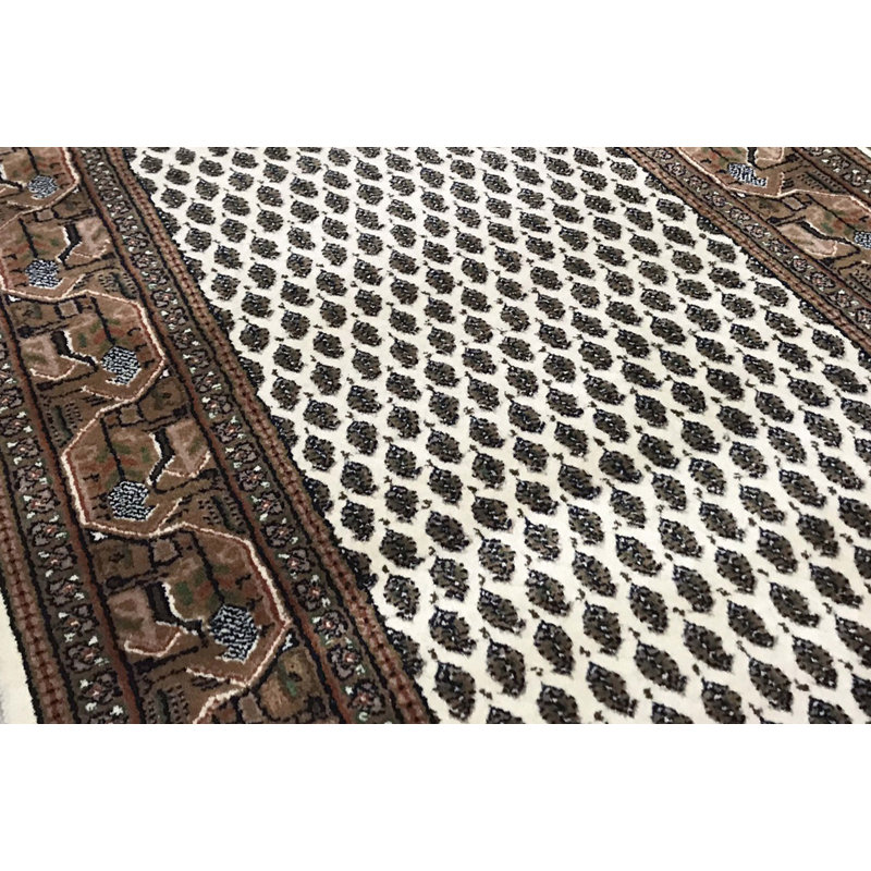 Wool Paisley Area Rug, Runner 2'9" x 12'7"